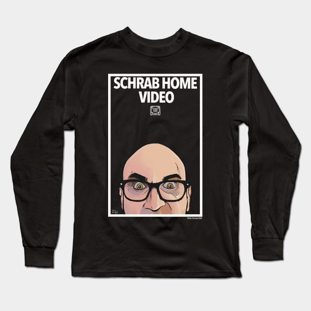 SCHRAB HEAD Long Sleeve T-Shirt by RobSchrab